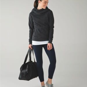 Lululemon Under Wraps Pullover - Heathered Black